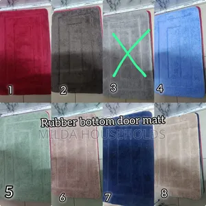 Rubber Bottom Door Mat Large
