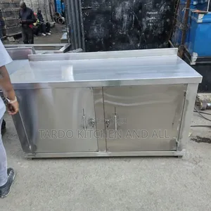Stainless Steel Working Table With Cabinet