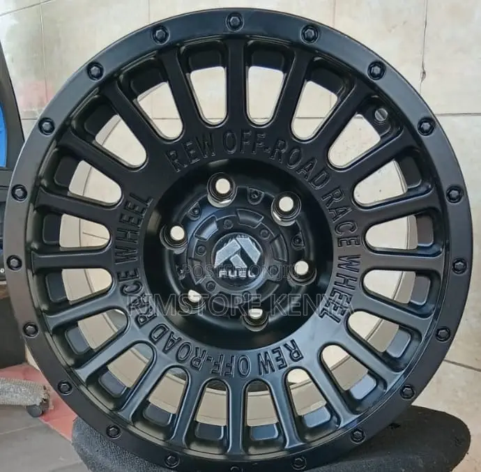 Size 18 Matt Black Toyota Rims (4pcs)