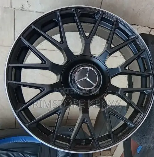 Size 20 Black Mercedes-Benz Rims (4pcs)