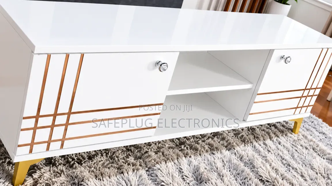 Sydney 4ft TV Console With Shelves and Cabinets
