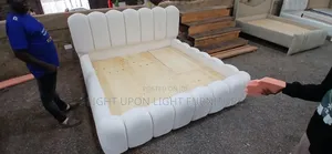 (5×6) Modern Bubble Bed With a Quality Fabric Finishing.