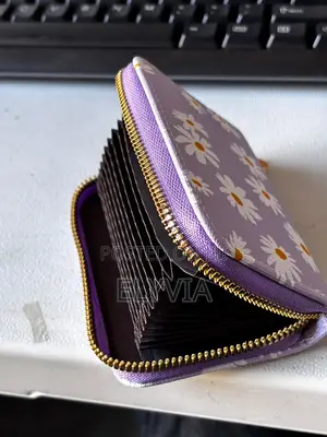 Purple Floral CardHolder