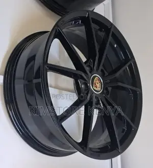 Size 20 Matt Black Porsche Cayenne Rims (4pcs)