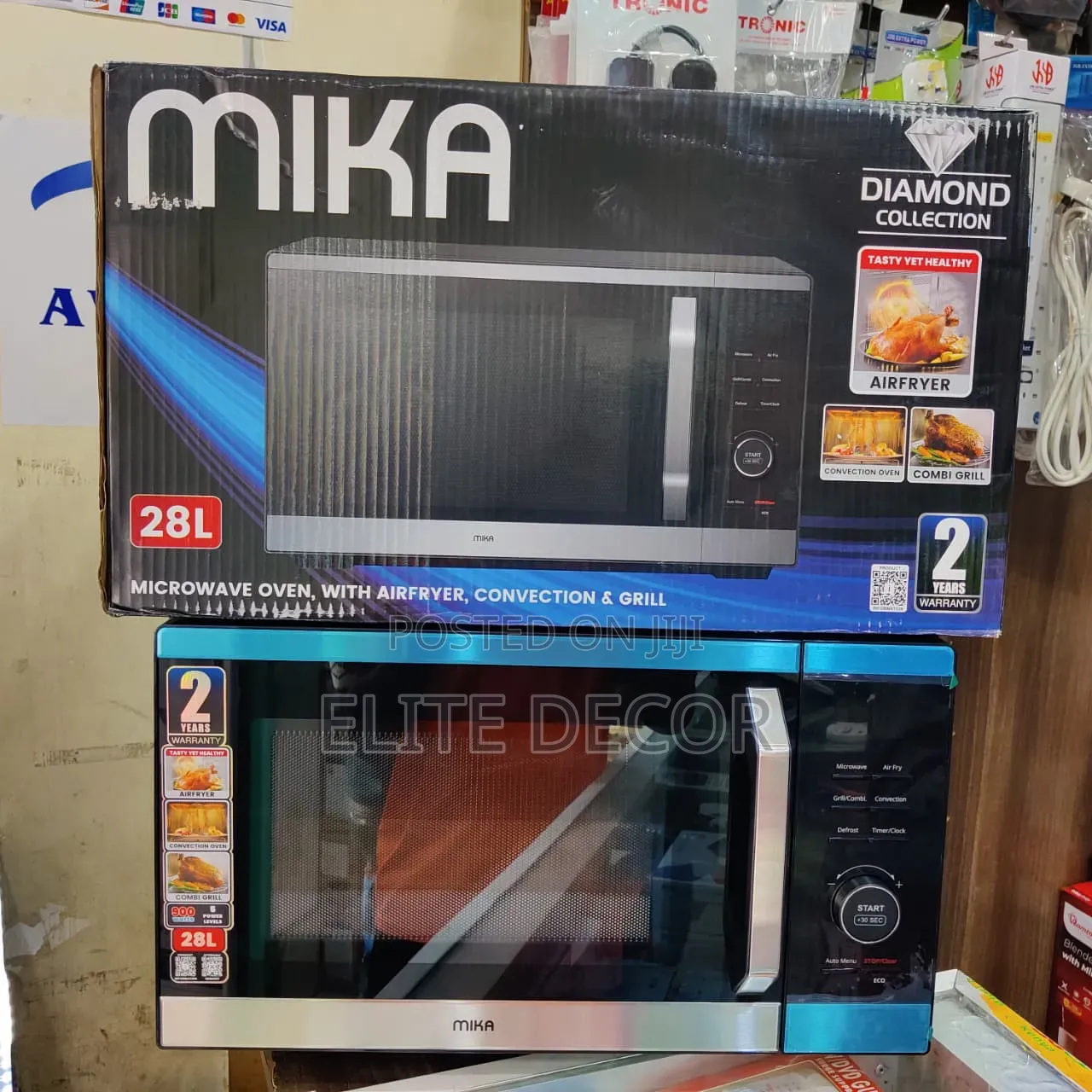 Mika 28L Digital Microwave Oven – 4-in-1