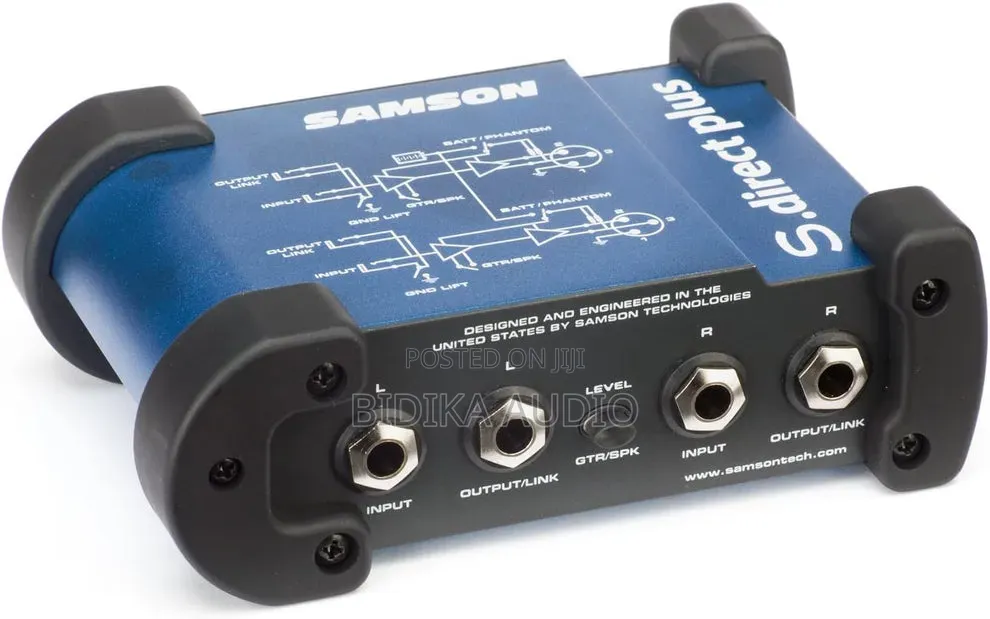 Samson S-Direct Plus Active Direct Box — Dual