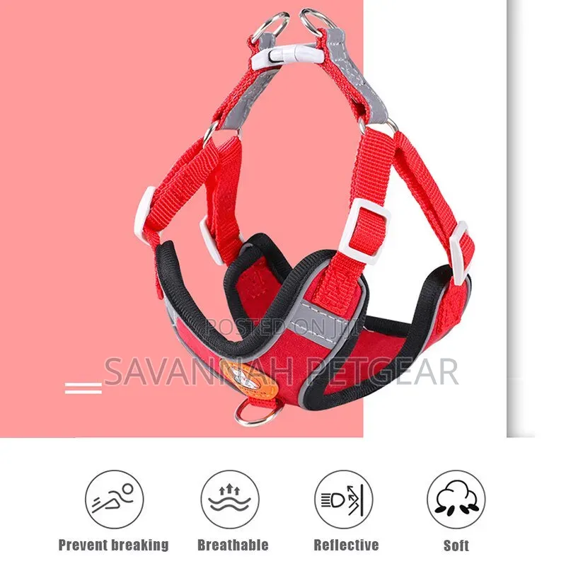 Choice Reflective Back Clip Dog Harness Leash