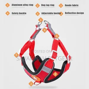 Choice Reflective Back Clip Dog Harness Leash