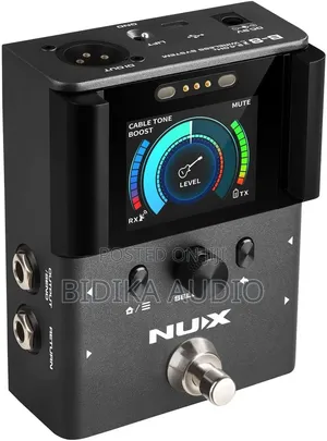 NUX B-8 Wireless Guitar System With Pedalboard Receiver, Tuner