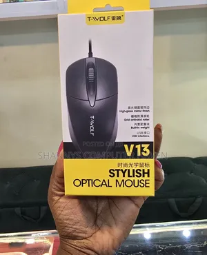 V13 Stylish Optical Wired Mouse