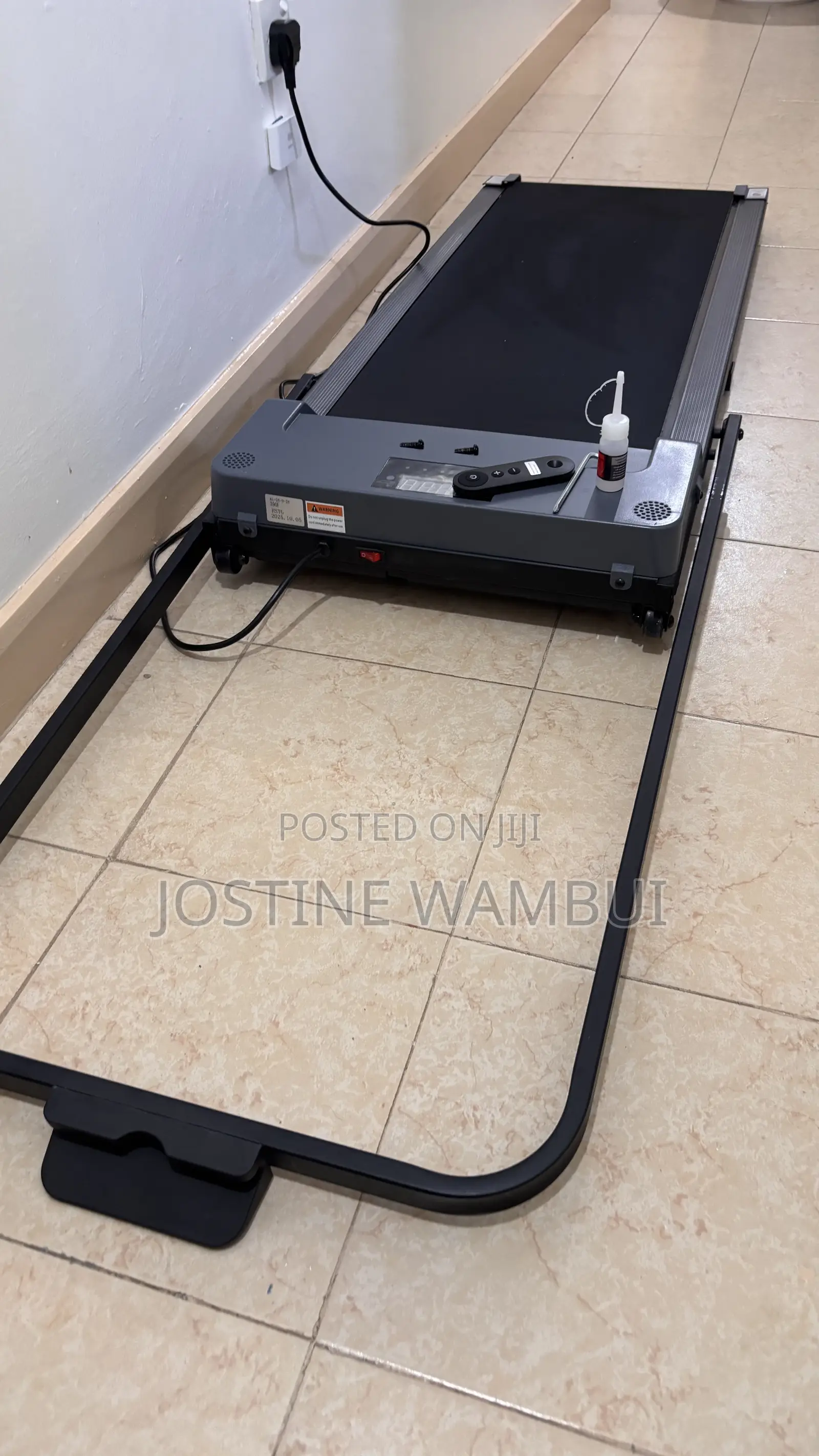3HP Foldable Under-Desk Walking Pad / Mini Treadmill (Barely Used)