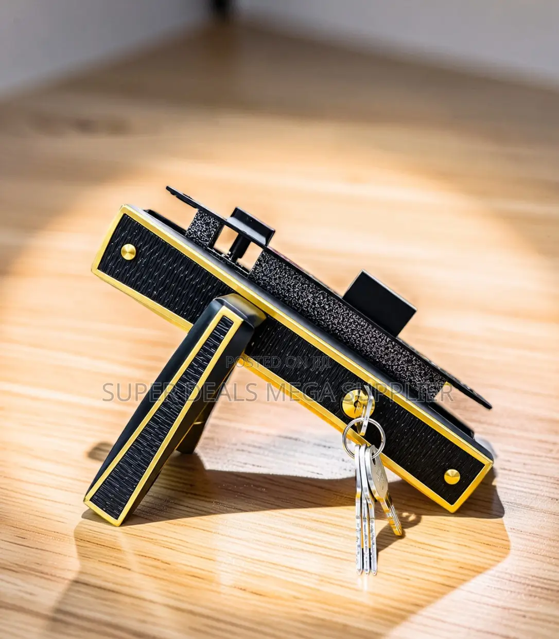 Stylish Heavy Duty Door Lock Set With Secure Handles and Keys