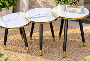 Luxury 3-in-1 Executive Marble Table