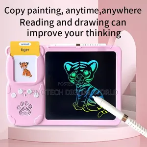 2-in-1 Talking Flash Card Reader and LCD Writing Tablet