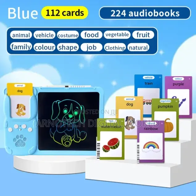 2-in-1 Talking Flash Card Reader and LCD Writing Tablet