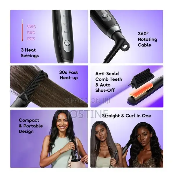 Oraimo SleekWave Hair Straightener Brush