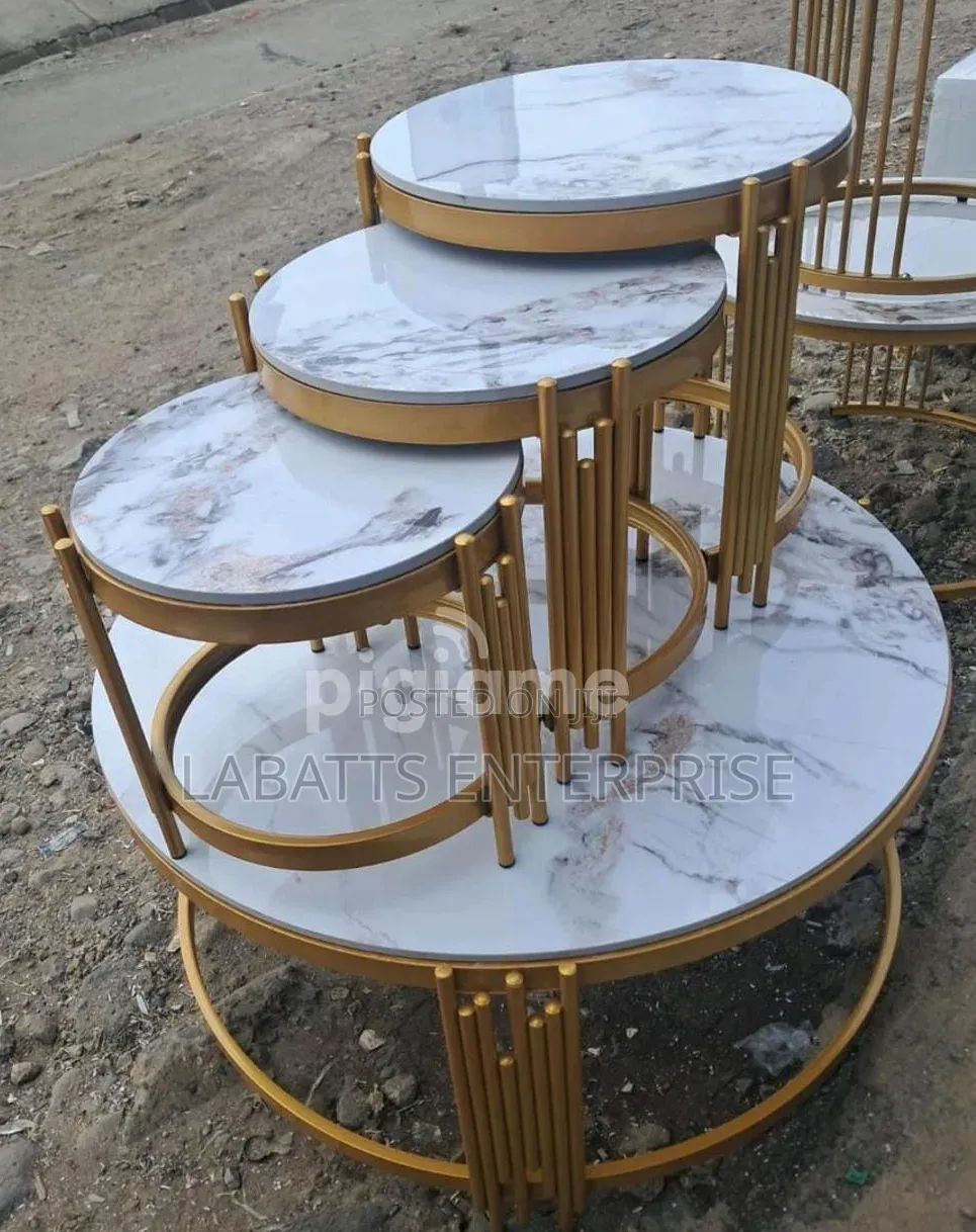 4-in-1 Executive Marble Table – Premium Elegance for Modern Spaces