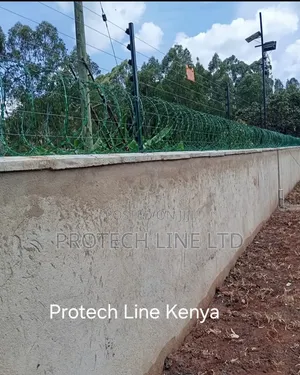 Galvanized Green Razor Barbed Wire