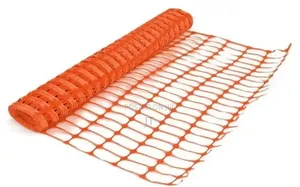 Orange Plastic Safety Barrier Mesh Fencing Roll