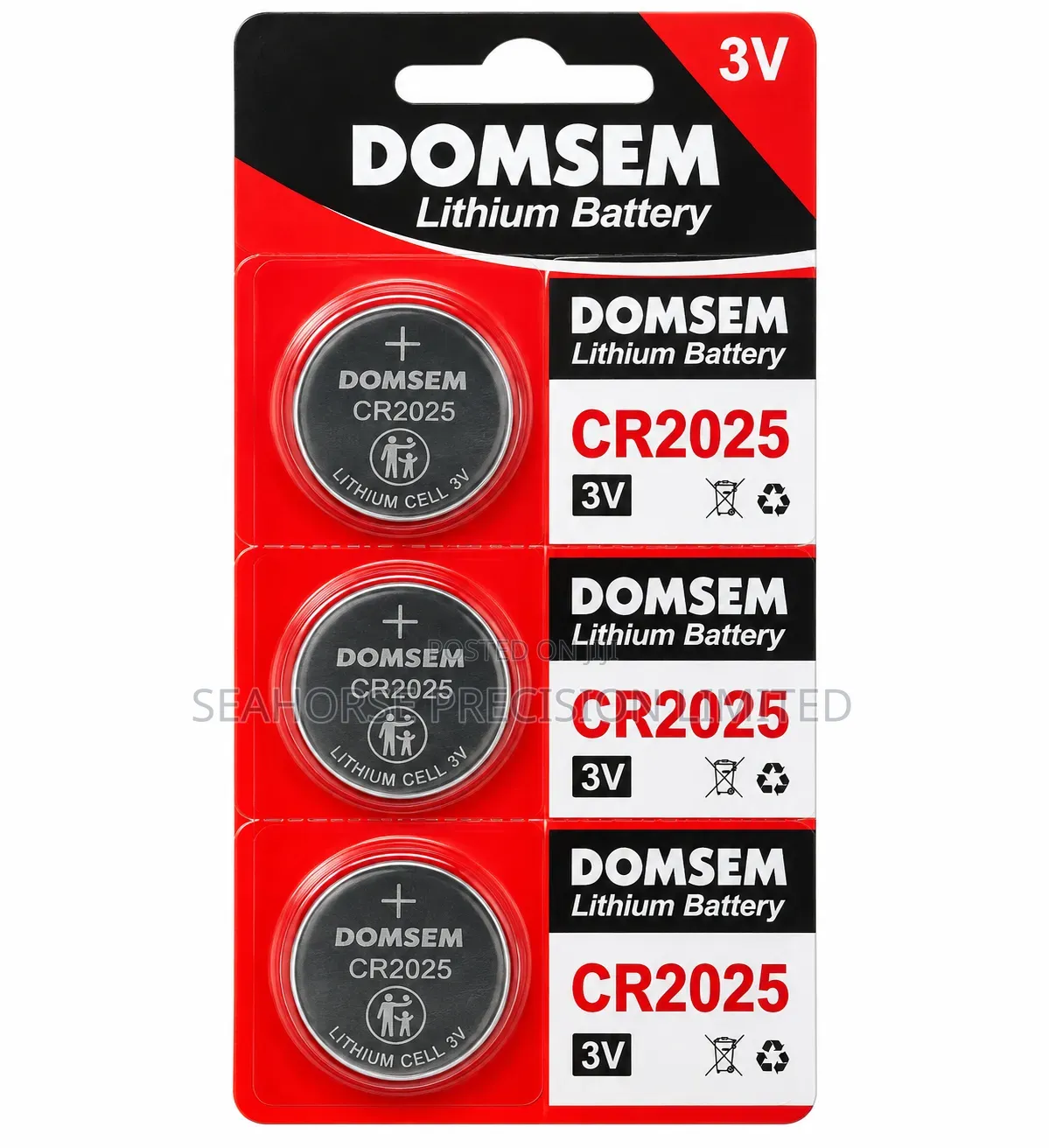 DOMSEM CR2025 3V Lithium Coin Battery