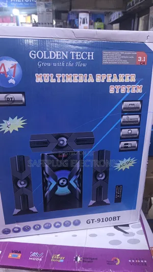 Golden Tech 3.1CH Multimedia Speaker GT-9100BT With AC/DC