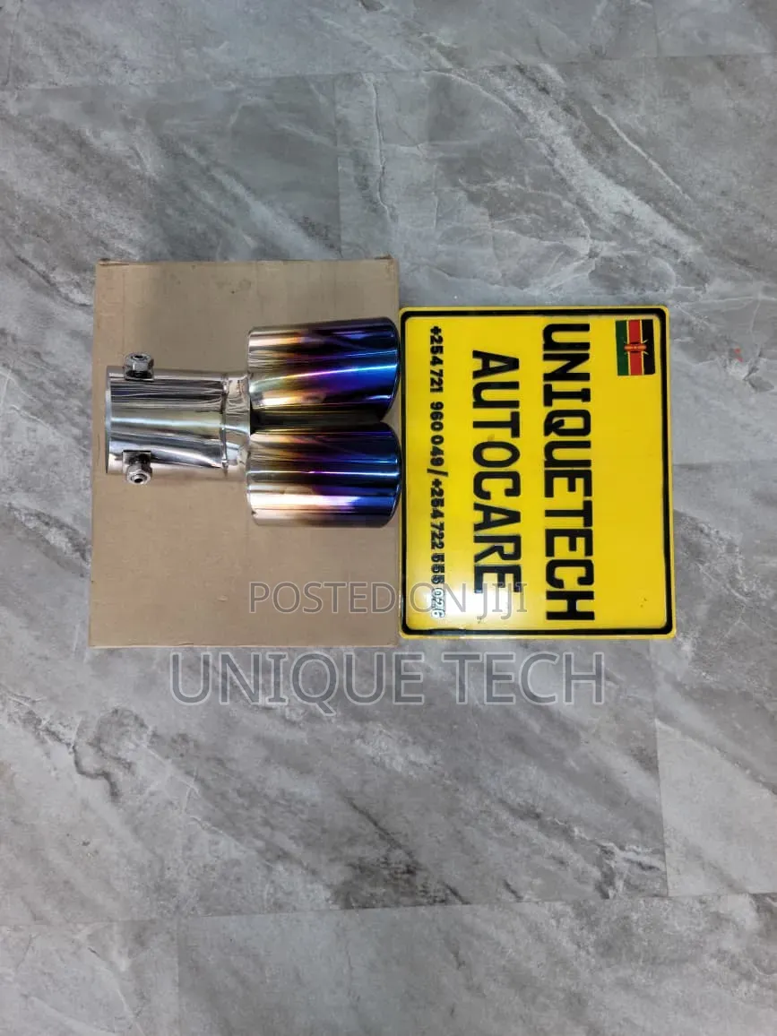 Universal Double Exhaust Tip | Car Exhaust Muffler Tip