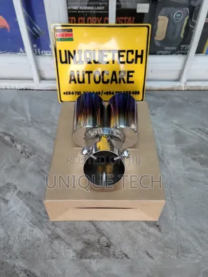Universal Car Double Exhaust Tip | Car Muffler Tailpipe Tip
