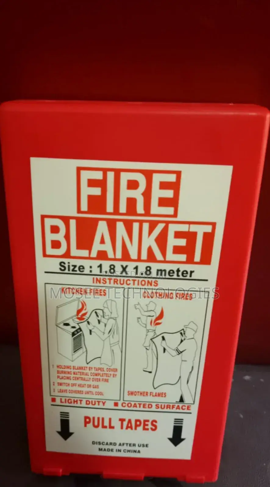 First-Response Fire Blanket Case