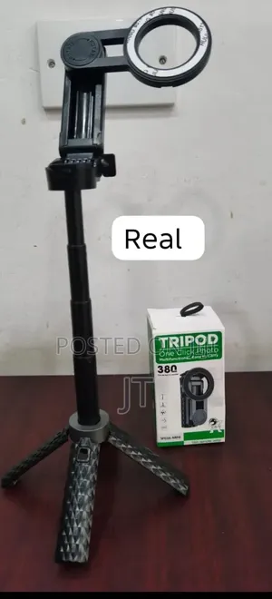 380mm Long Foldable Extending Rotating Magnetic Phone Tripod Stand