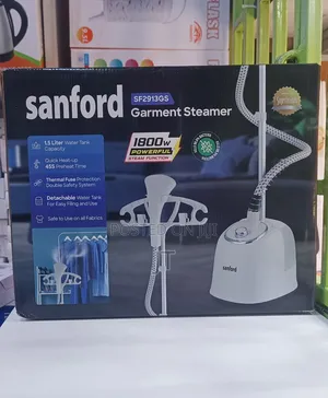 SanFord Garment Steamer
Model: SF2913GS
1.5Ltr Water Tank
