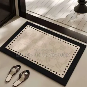 Big Size Absorbent Bathroom Doormat Rubber Anti Slip 50x80cm