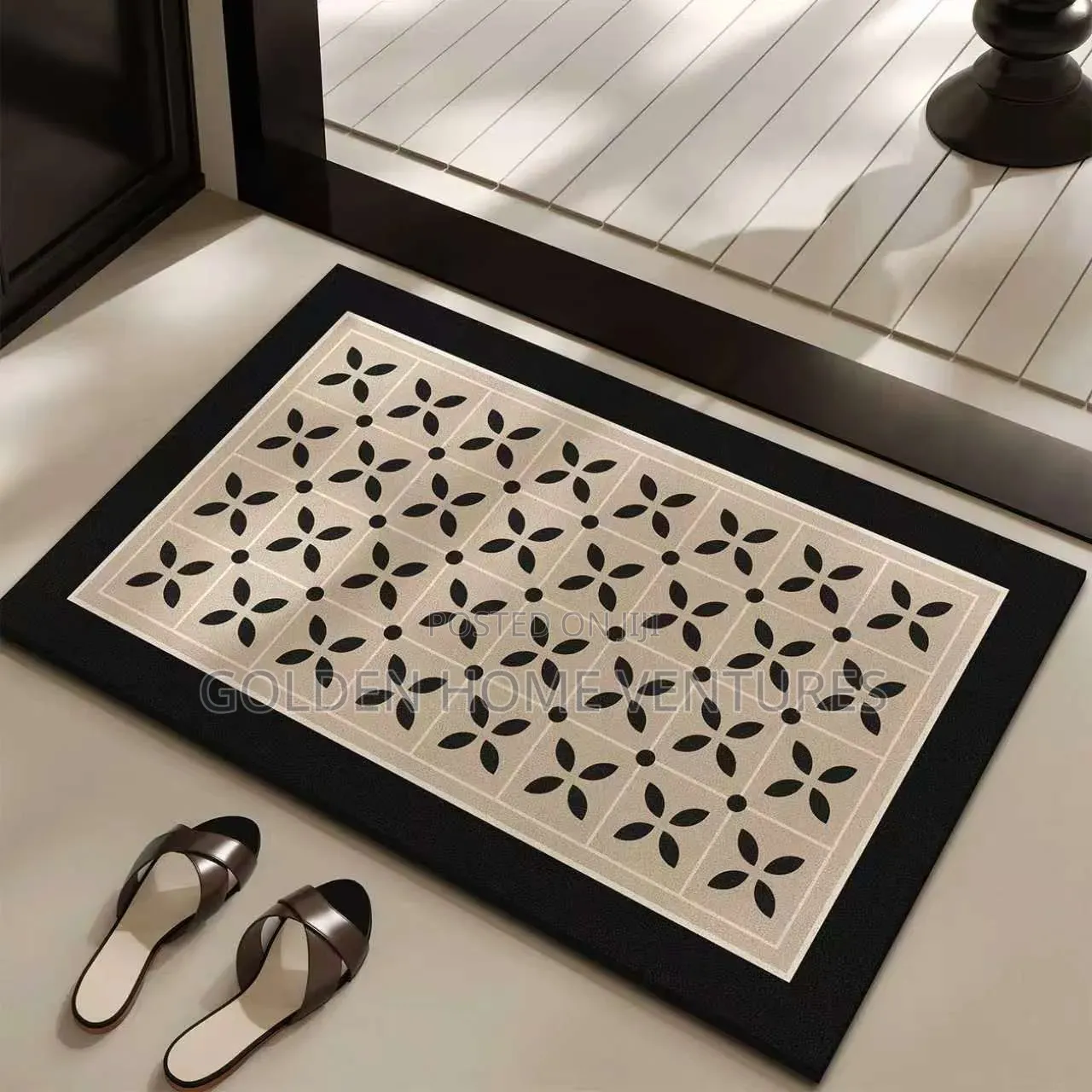 Big Size Absorbent Bathroom Doormat Rubber Anti Slip 50x80cm