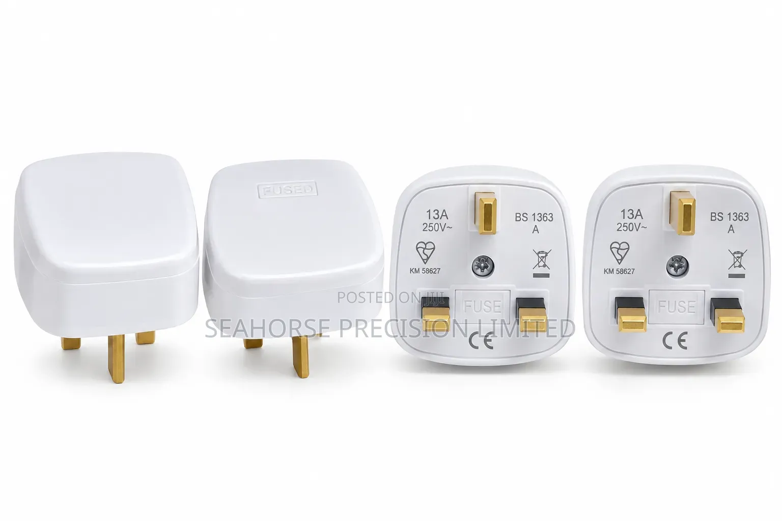3-Pin Top Plug – Fused Electrical Plug