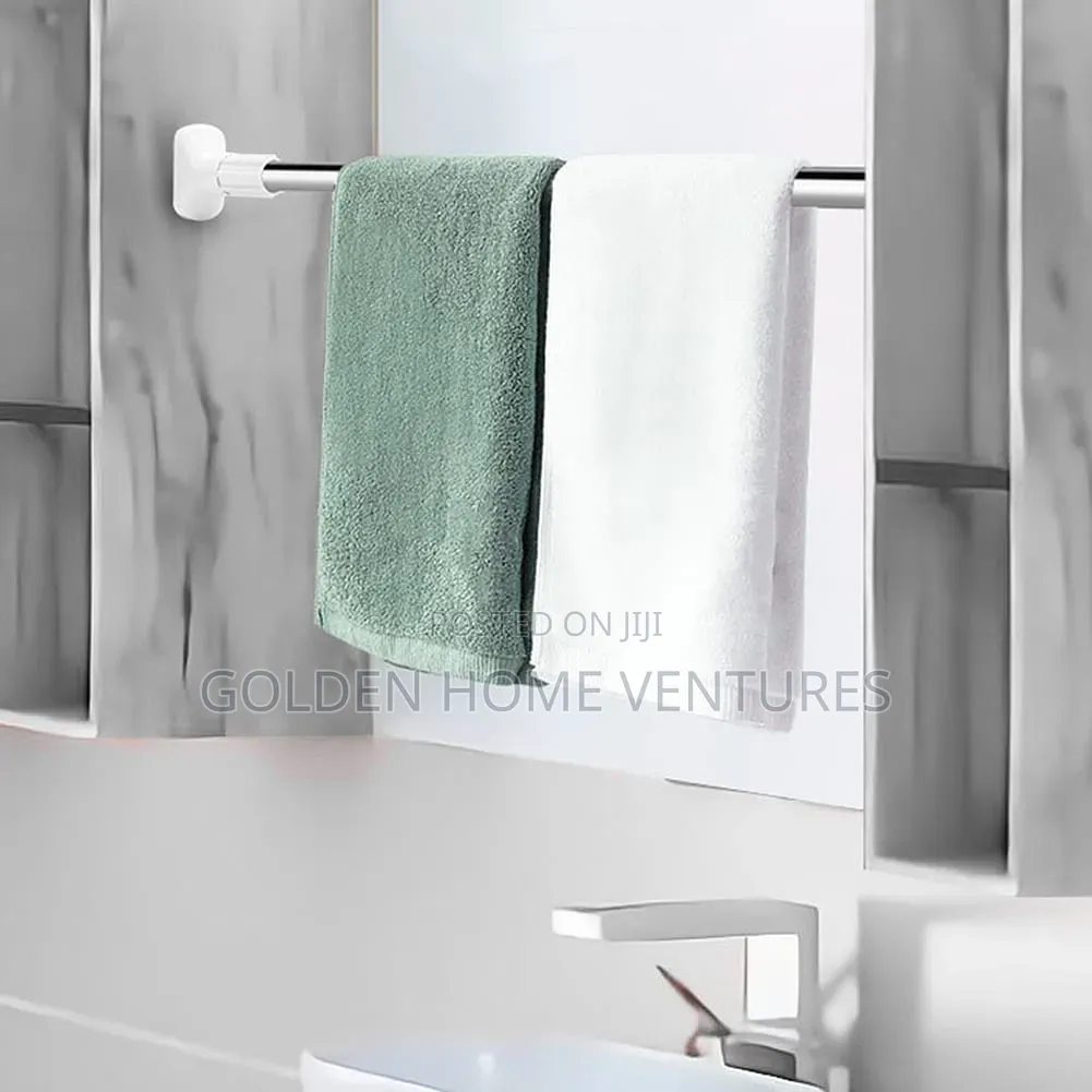 Adjustable Telescopic Rod Extendable Shower Curtain Rail 110-200cm