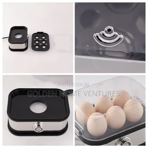 Electric Egg Boiler Steamer 6 Capacity With Timer Control