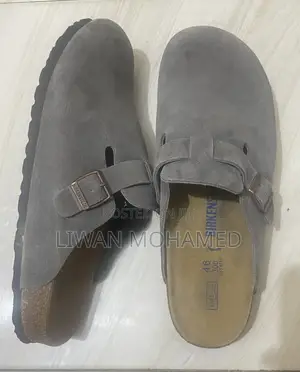 Gray Birkenstock Clog