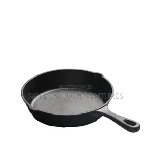 Pre Seasoned Cast Iron Skillet Frying Pan Non Stick 30cm