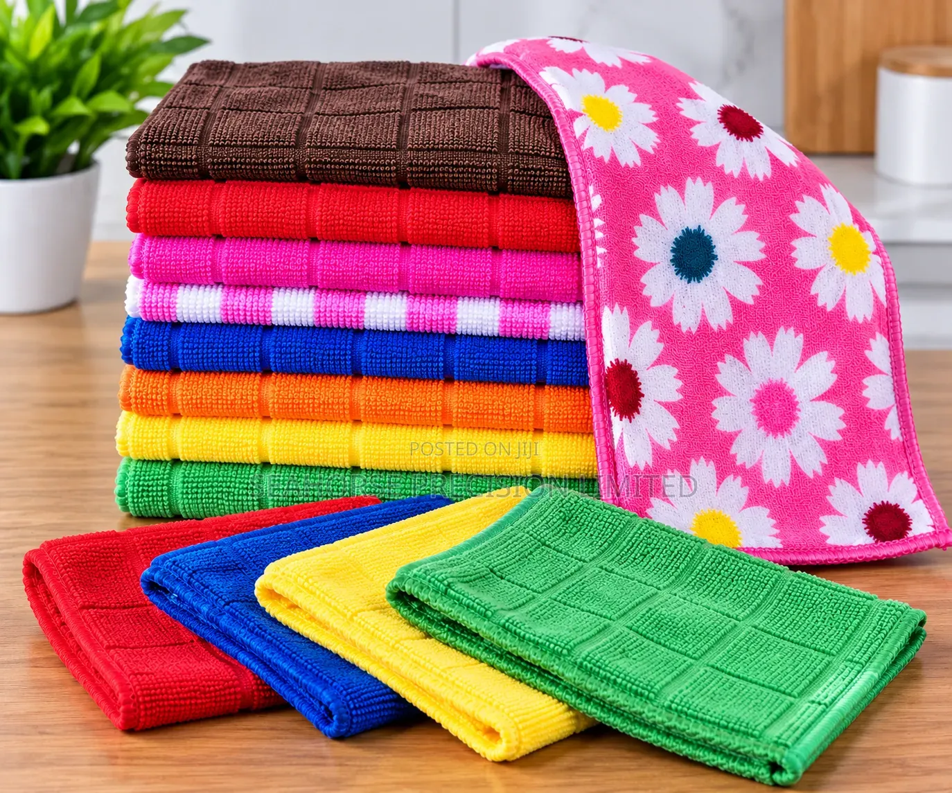 Microfiber Cleaning Cloths – Assorted Colours