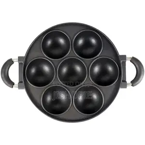 7 Hole Vitumbua Maker Pan Non Stick Cast Iron Snack Pan