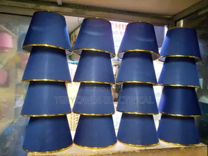 Navy Blue Translucent Table Lamps Shades