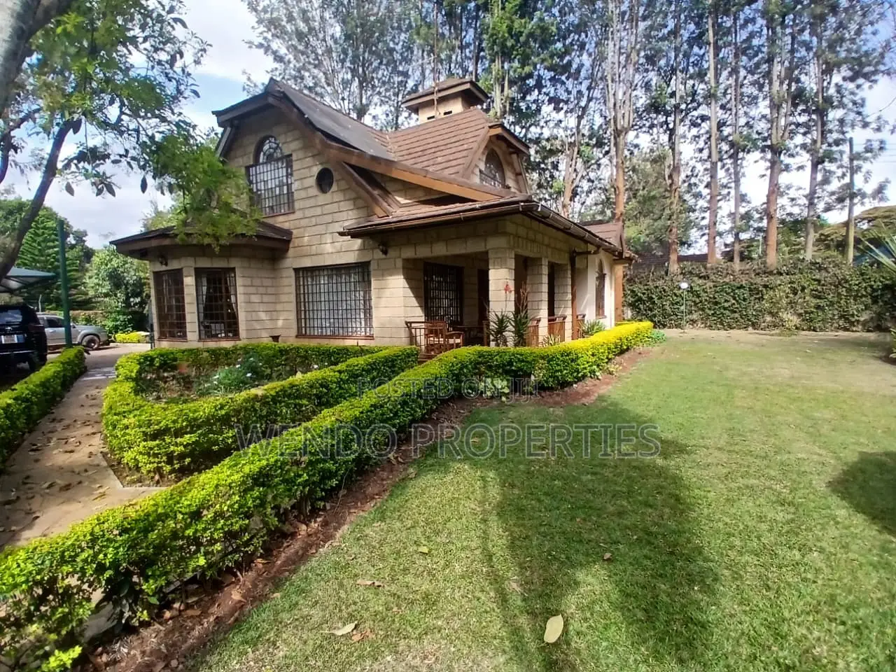 Furnished 2bdrm Chalet in Karen C for rent