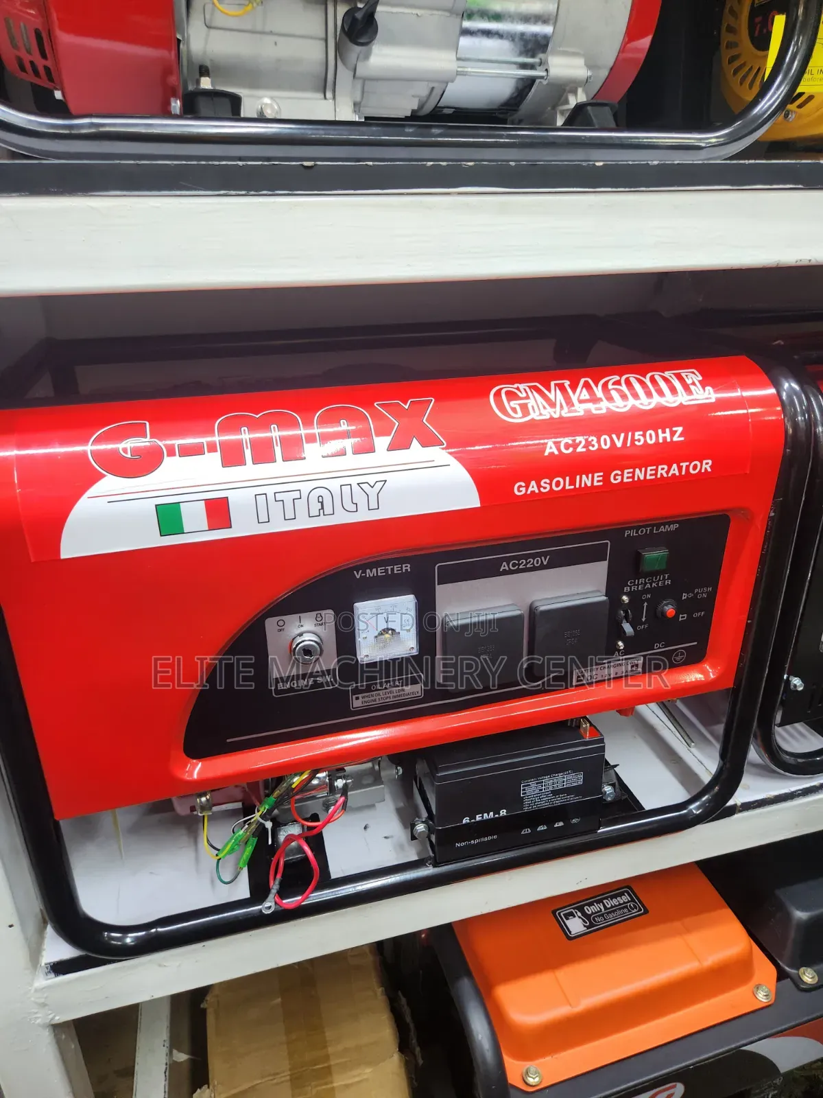 G-Max GM4600E 2.5kVA / 7.5hp Gasoline Generator