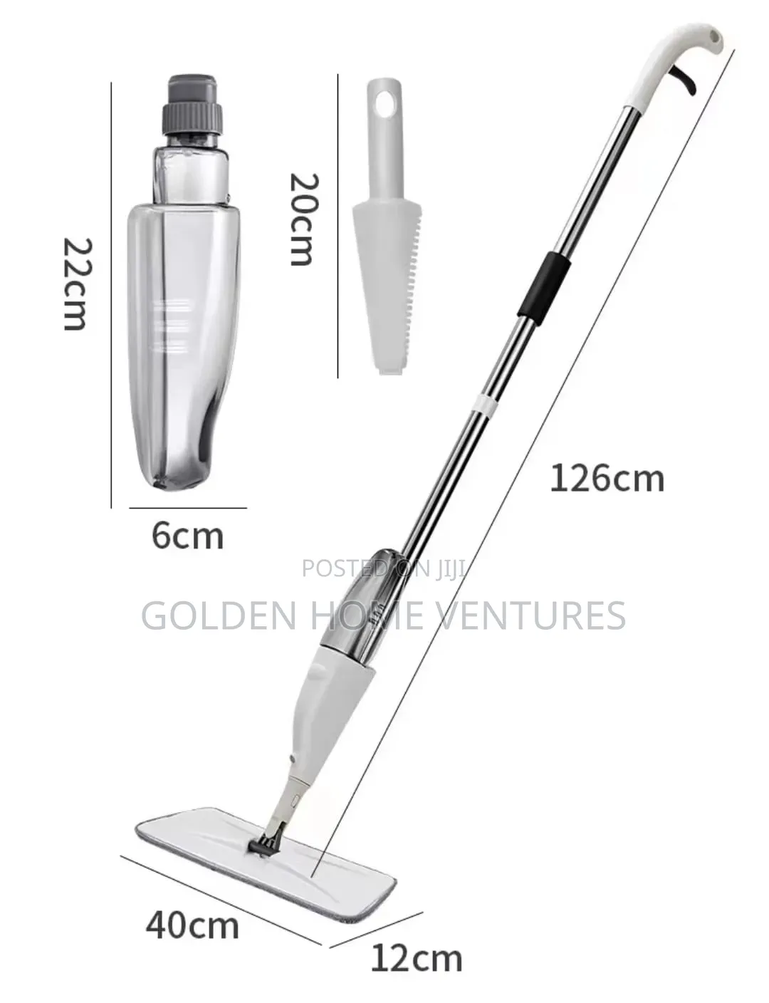 Microfiber Floor Spray Mop With Refillable Water Bottle