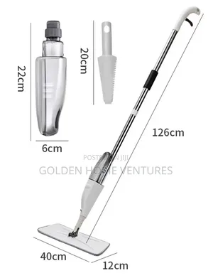 Microfiber Floor Spray Mop With Refillable Water Bottle