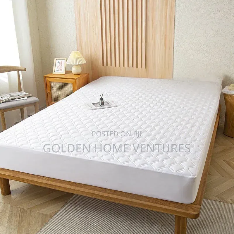 Quilted Waterproof Mattress Protector Cover Fitted Bed Pad