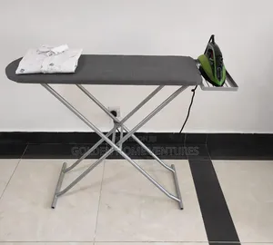 Metallic Folding Ironing Board 43x13 Inch Heat Resistant