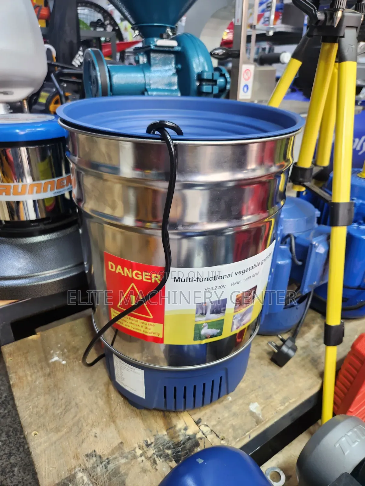 Electric Multi-Functional Vegetable Grinder and Feed Chopper,