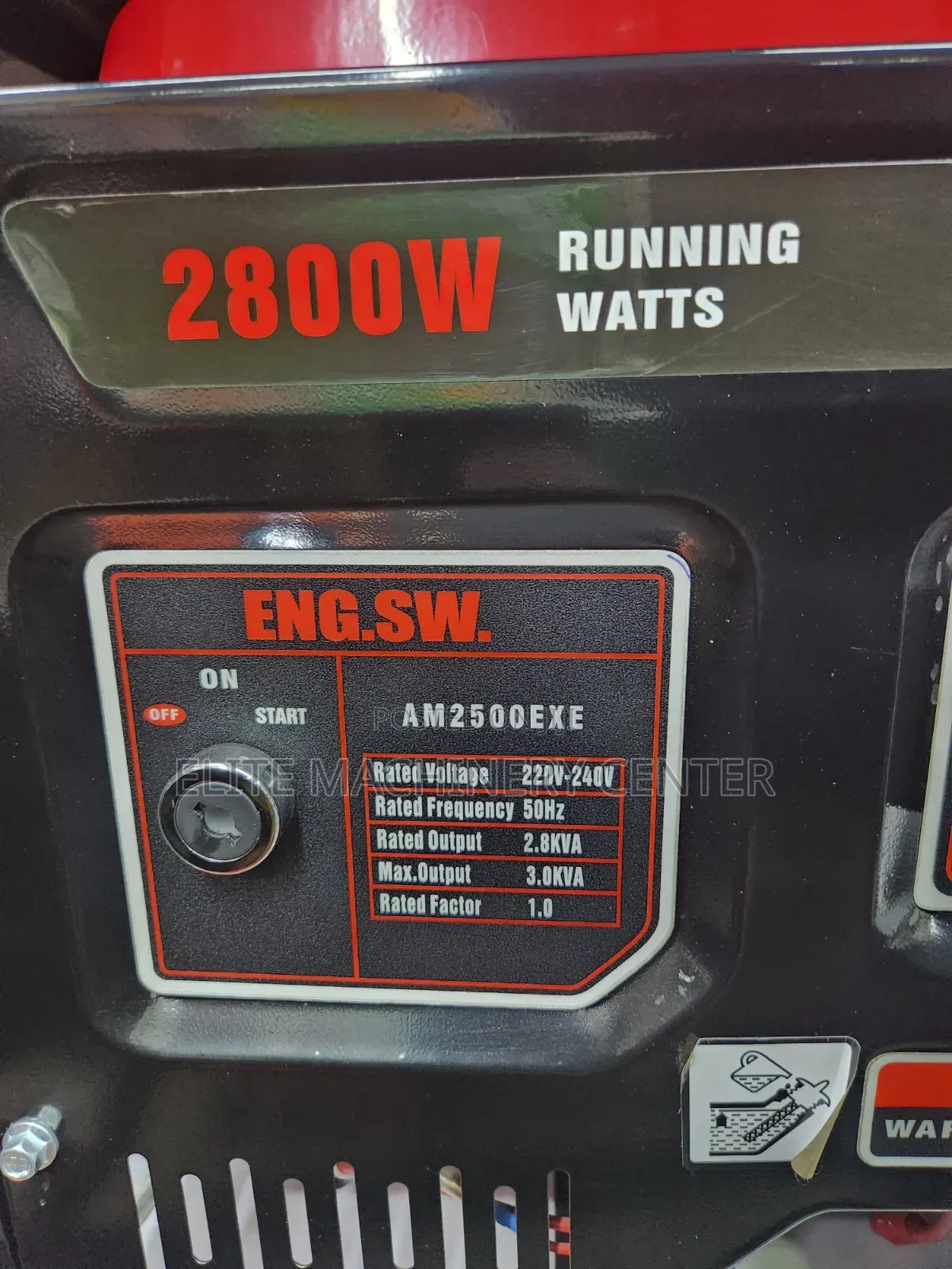 Astramilano AM2500EXE 2.8kVA / 3000W Key Start Petrol Generator