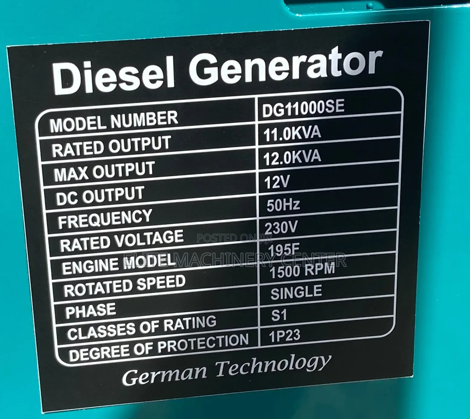 Premier Silent Diesel Generator12kva