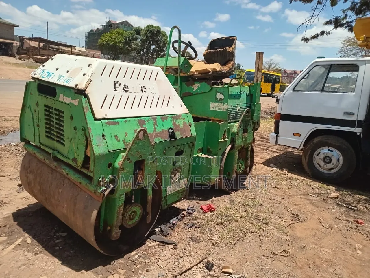 Sit on Double Drum Roller for Hire